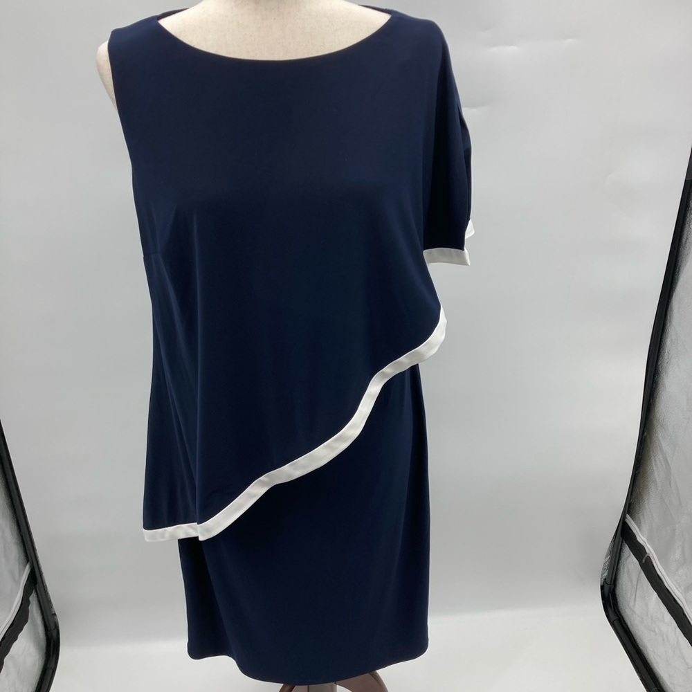 Ralph Lauren Women’s Navy Blue Sleeveless Flow Dress